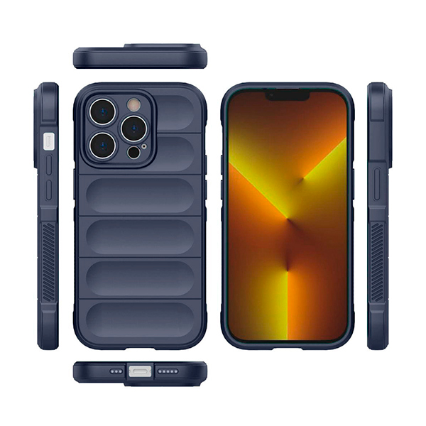 Чохол Cosmic Magic Shield for iPhone 14 Pro Max Midnight Blue with Camera Lens