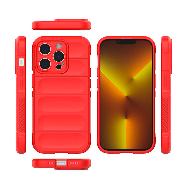 Чехол Cosmic Magic Shield for iPhone 15 Pro Red with Camera Lens