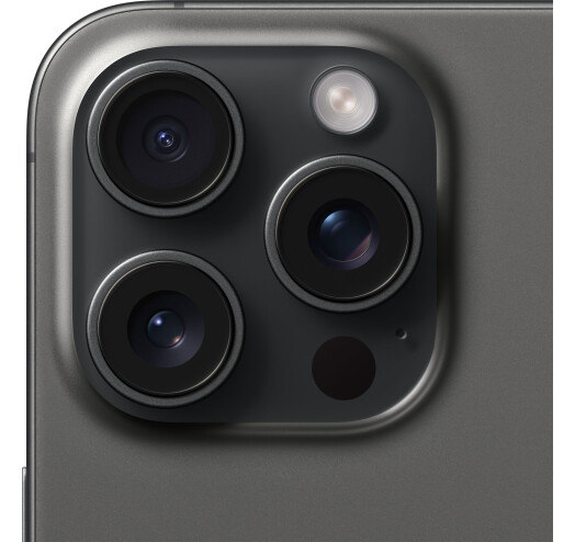Смартфон Apple iPhone 15 Pro Max 256GB eSim Black Titanium (MU663)