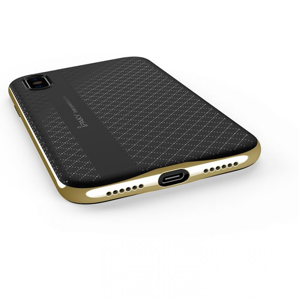 Чехол накладка iPAKY для iPhone X Black/Gold