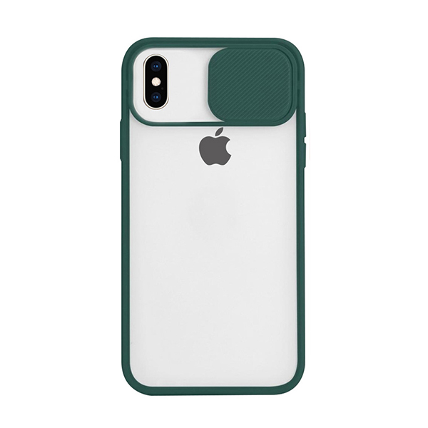 Чохол накладка Camshield Mate TPU для iPhone X/XS Dark Green