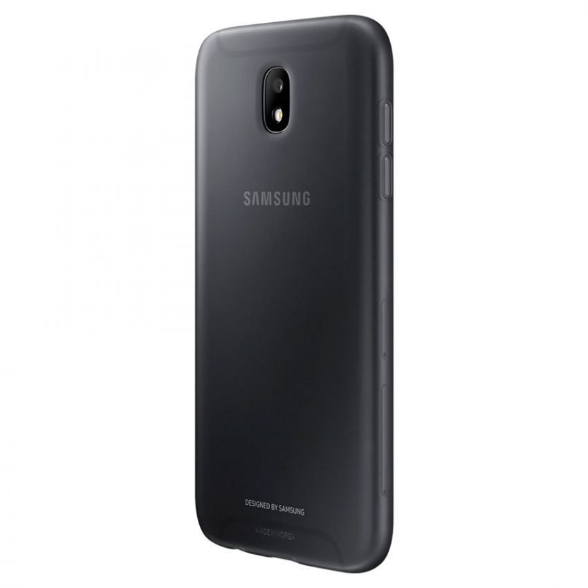 Чехол накладка Samsung J3 2017 EF-AJ330TBEGRU Jelly Cover (Black)