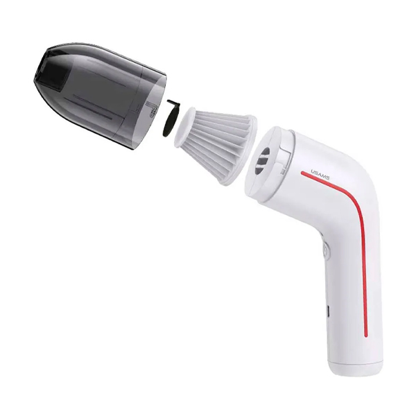 Автомобільний пилосос USAMS US-ZB253 Mini Handheld Vacuum Cleaner LEJ Series White (XCQZB25301)