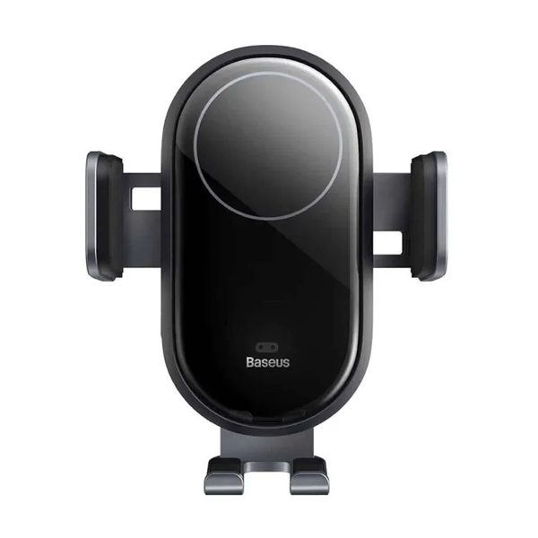 Автодержатель для телефона Baseus Light Chaser Wireless Charging Electric Car Mount Black (C40355900121-00)