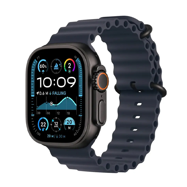 Ремінець для Apple Watch 49mm Navy Black Ocean Band (MYPA3ZM/A)