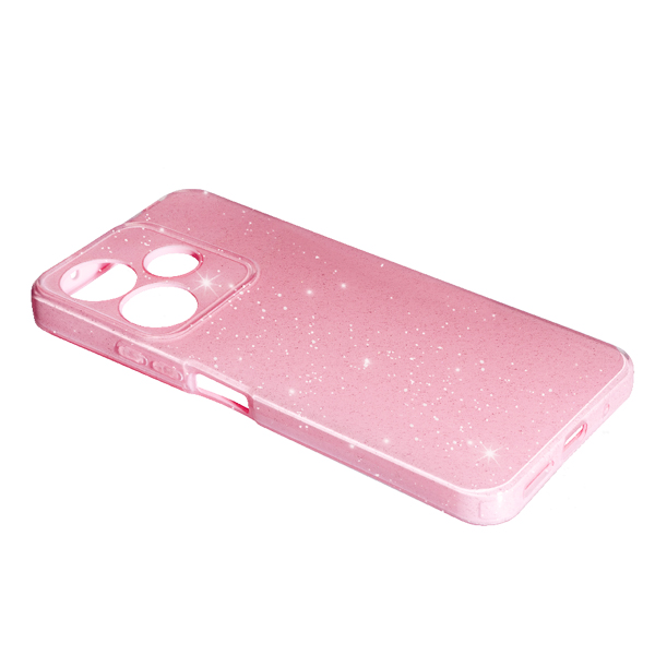 Чохол Silicon Shiny Case Xiaomi 13/Poco M6 Glitter Pink