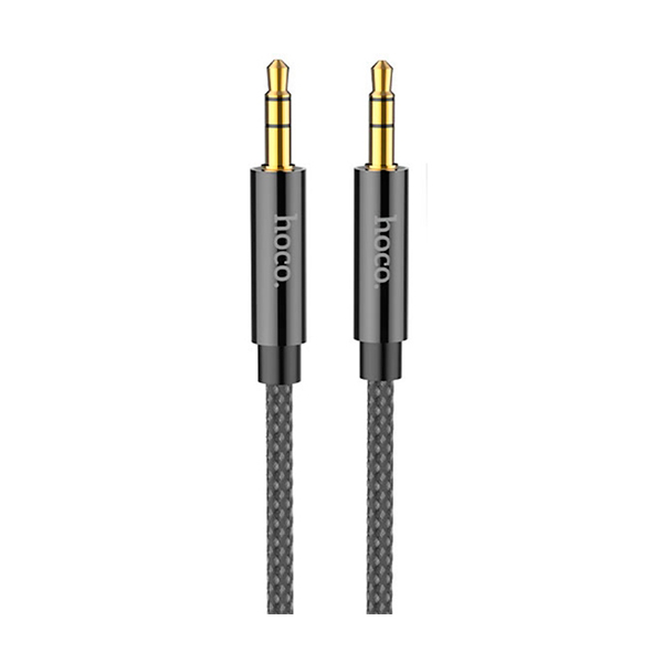 Аудіо кабель 3.5mm - 3.5 mm Hoco UPA19 2M Black