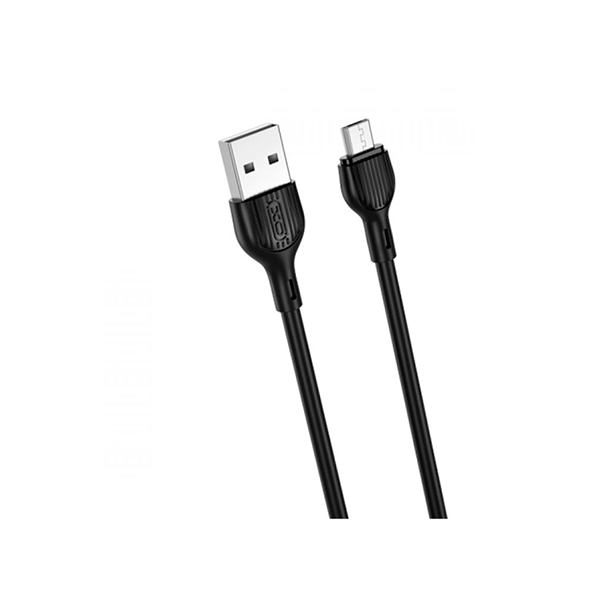 Кабель XO NB200 Micro USB 2m 2.1A Black
