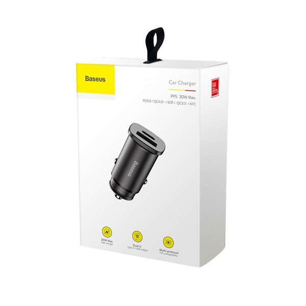 АЗП Baseus PPS Car Charger 30W PD3.0 QC4.0+ Black (CCALL-AS01)