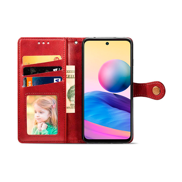 Чехол книжка Kira Slim Shell для Samsung M52-2020/M525 Red Getman