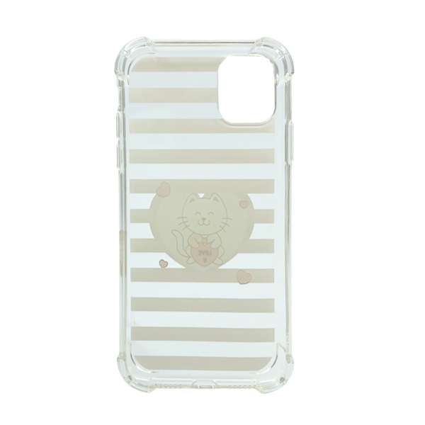 Чехол Wave Cute Case для iPhone 11 Clear Kitty Love