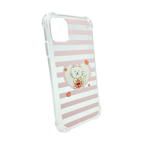 Чохол Wave Cute Case для iPhone 11 Clear Kitty Love