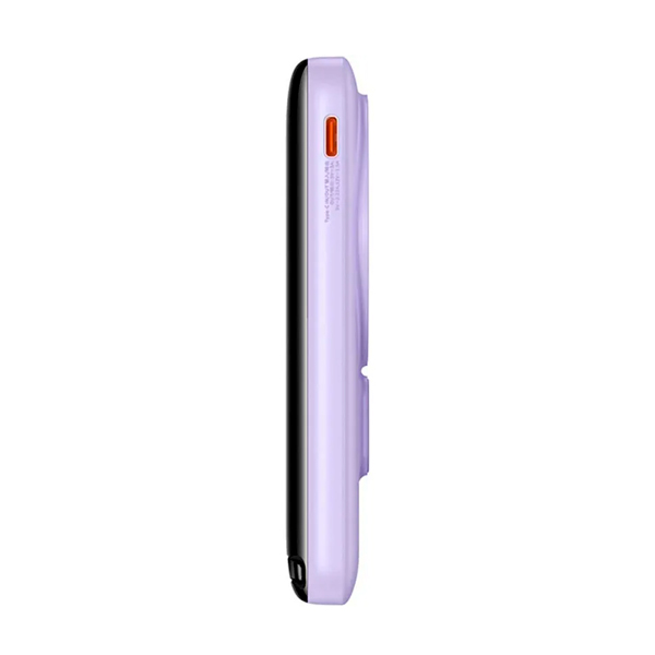 Зовнішній акумулятор Baseus Magnetic Bracket Wireless 10000mAh 20W Purple (PPCX080005)