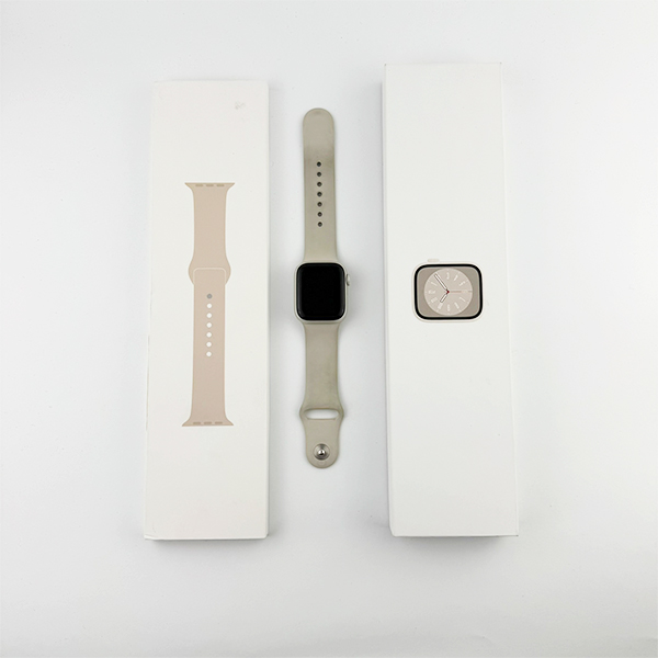 Apple Watch Series 8 41mm Starlight Б/У №3979 (Стан 7/10)