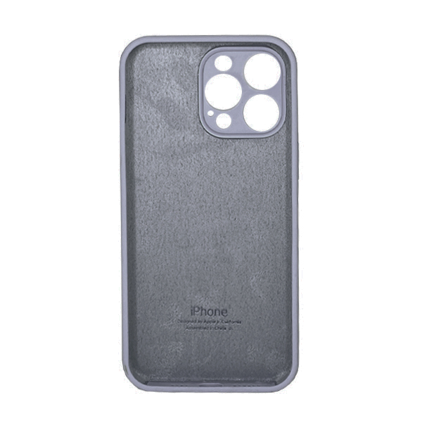 Чохол Soft Touch для Apple iPhone 15 Pro Max Lavender Grey with Camera Lens Protection