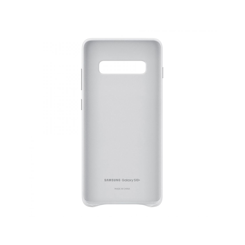 Чохол накладка Samsung G973 Galaxy S10 Leather Cover White (EF-VG973LWEG)