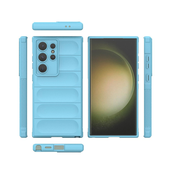 Чохол Cosmic Magic Shield for Samsung S24 Ultra-2024/S928 Light Blue with Camera Lens
