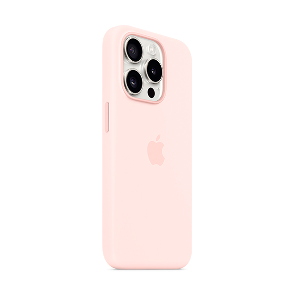 Чохол Apple iPhone 15 Pro Max Silicone Case with MagSafe Light Pink (MT1U3)