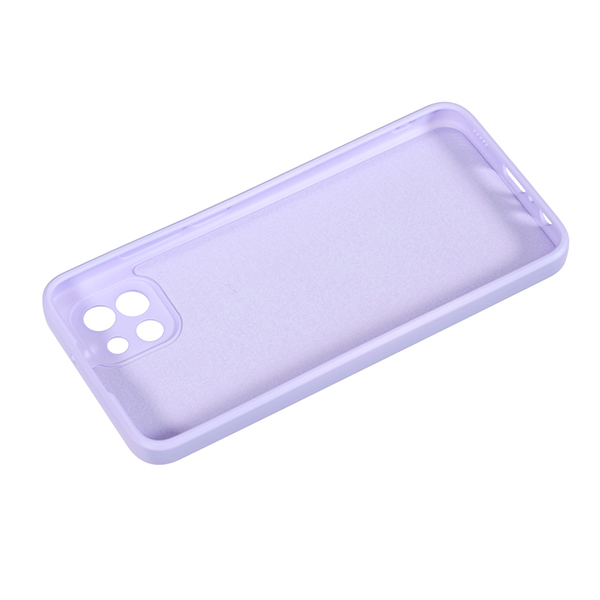 Чохол Original Soft Touch Case for Samsung A03-2022/A035 Lilac with Camera Lens