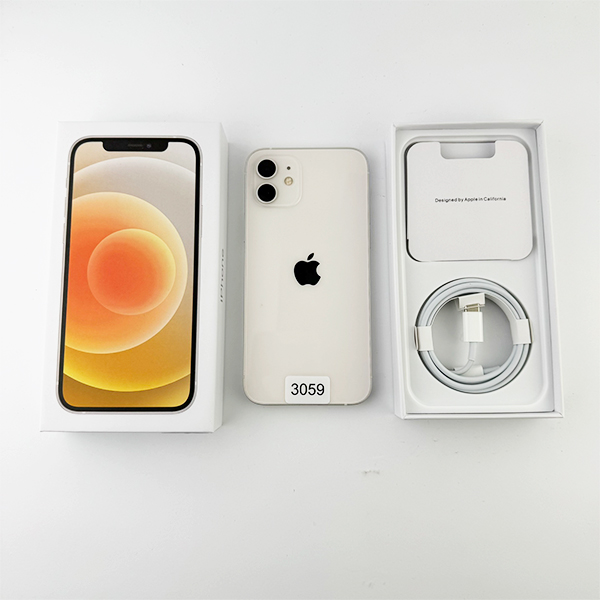 Apple iPhone 12 128GB White Б/У №3059 (Стан 8/10)