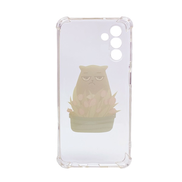Чехол Wave Cute Case для Samsung M13-M135/M23-M236 Clear Cat is a Mood with Camera Lens
