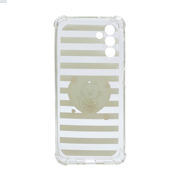 Чохол Wave Cute Case для Samsung M13-M135/M23-M236 Clear Kitty Love with Camera Lens