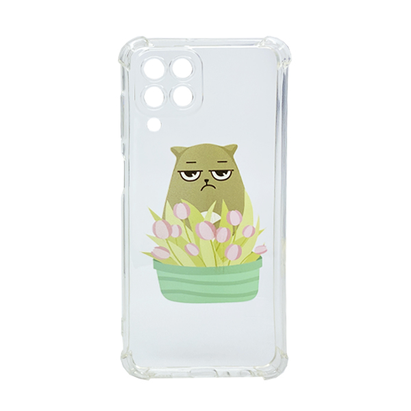 Чехол Wave Cute Case для Samsung M33-2022/M336 Clear Cat is a Mood with Camera Lens