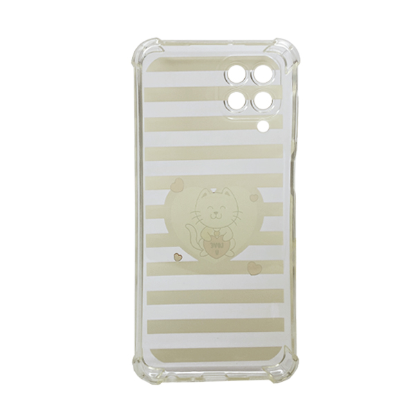 Чехол Wave Cute Case для Samsung M33-2022/M336 Clear Kitty Love with Camera Lens