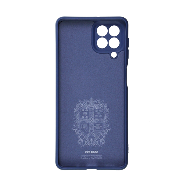 Чехол Original Soft Touch Case for Samsung M33-2022/M336 Midnight Blue with Camera Lens