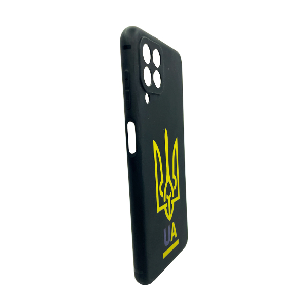 Чохол Wave We are Ukraine Case Samsung M53-2022/M536 Black U&A with Camera Lens