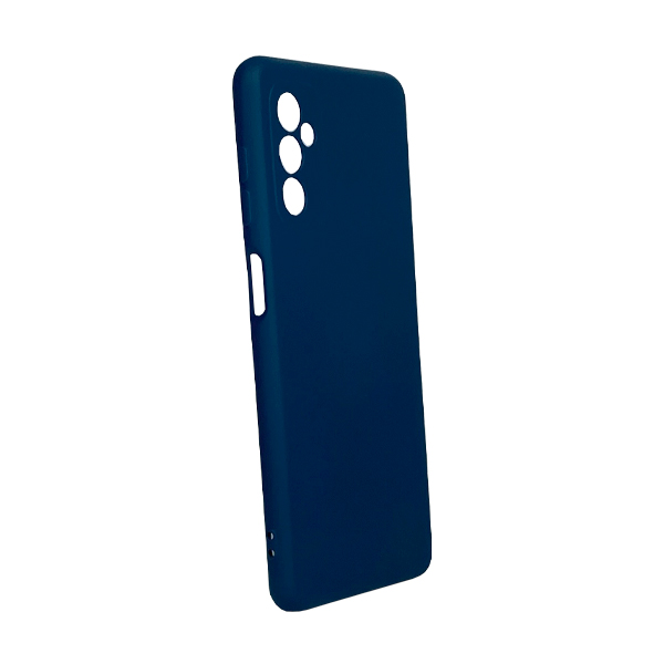Чехол Original Soft Touch Case for Samsung M52-2021/M525 Dark Blue with Camera Lens