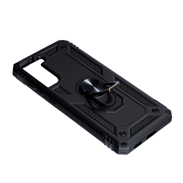 Чехол Armor Antishock Case для Samsung S21 Plus/G996 with Ring Black