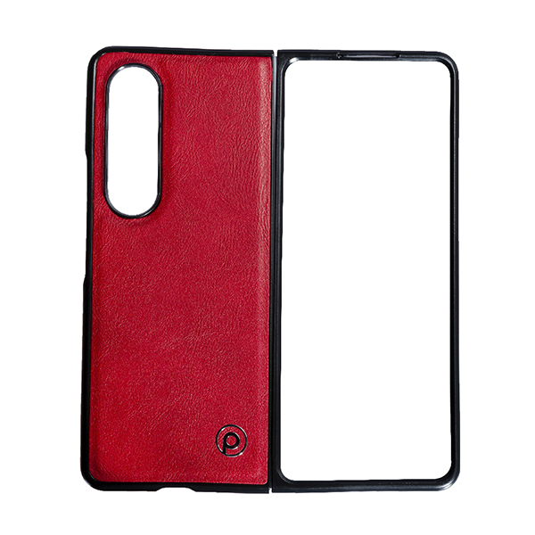 Чехол Leather Piblue Case для Samsung Fold 4/F936 Red