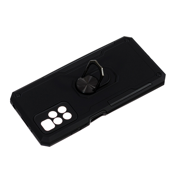 Чохол Armor Antishock Case для Xiaomi Redmi 10/Note 11 4G with Ring Black with Camera Lens