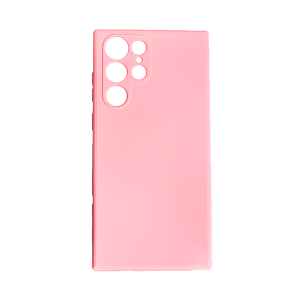 Чехол Original Soft Touch Case for Samsung S22 Ultra/S908 Pink with Camera Lens