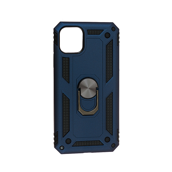 Чохол Armor Antishok Case для iPhone 11 Pro Max with Ring Dark Blue