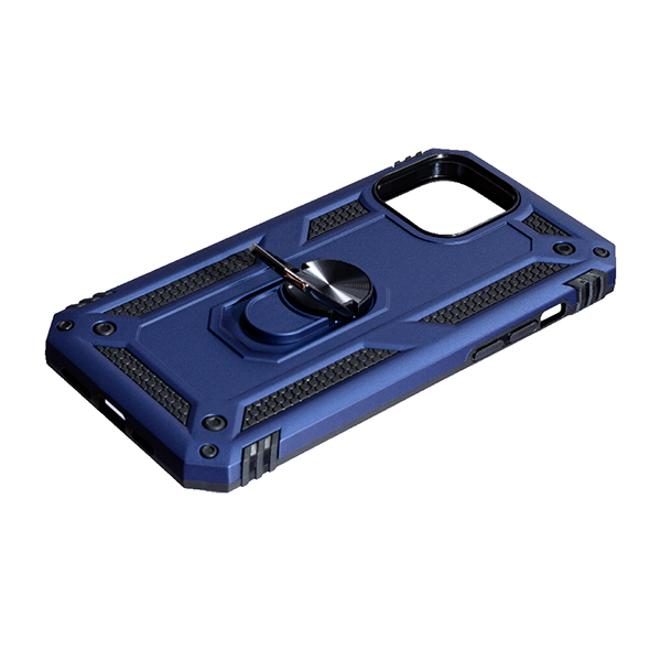 Чохол Armor Antishok Case для iPhone 13 Pro with Ring Dark Blue