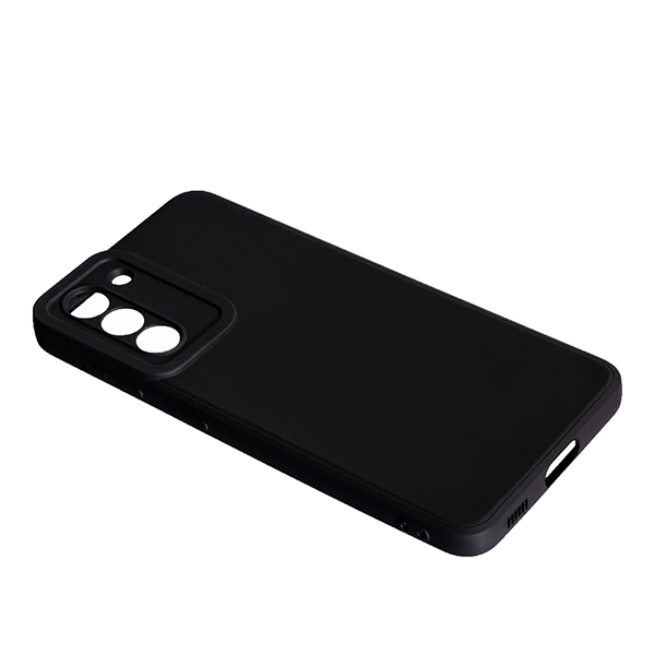 Original Silicon Case Samsung S21 Plus/G996 Black with Camera Lens