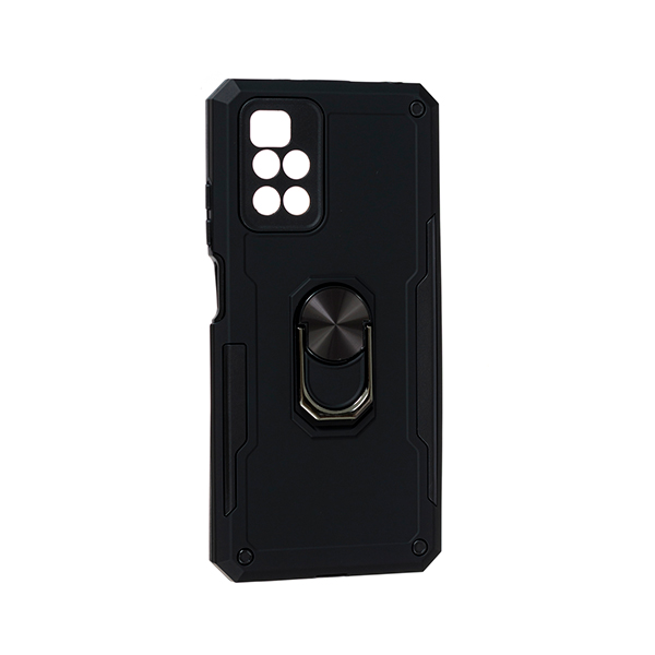 Чохол Armor Antishock Case для Xiaomi Redmi 10/Note 11 4G with Ring Black with Camera Lens