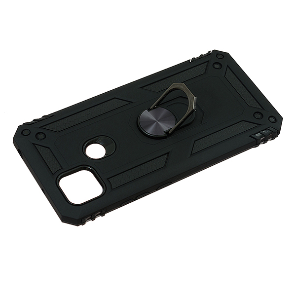 Чохол Armor Antishock Case для Xiaomi Redmi 9c/10a with Ring Black