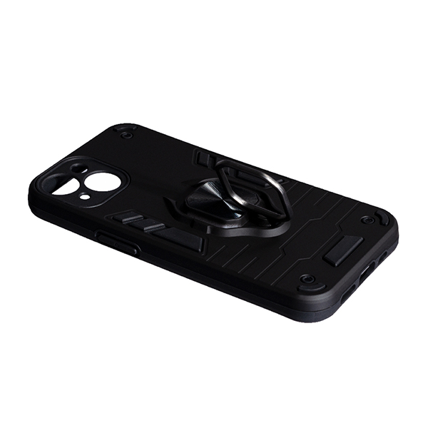 Чохол Armor Antishok Case для iPhone 14 with Ring Black with Camera Lens