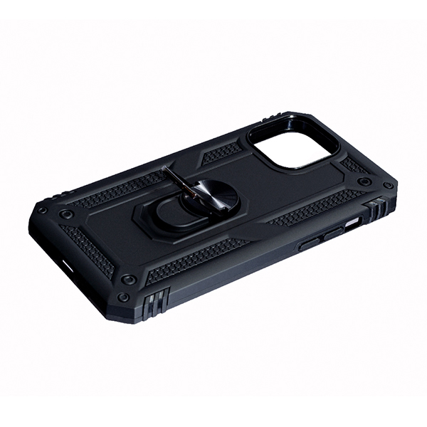 Чохол Armor Antishok Case для iPhone 13 Pro with Ring Black