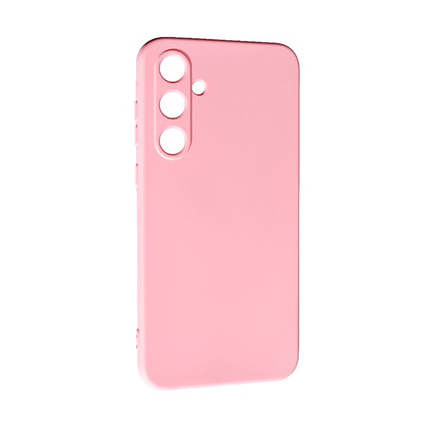 Чехол Original Soft Touch Case for Samsung A35-2024/A356 Pink with Camera Lens