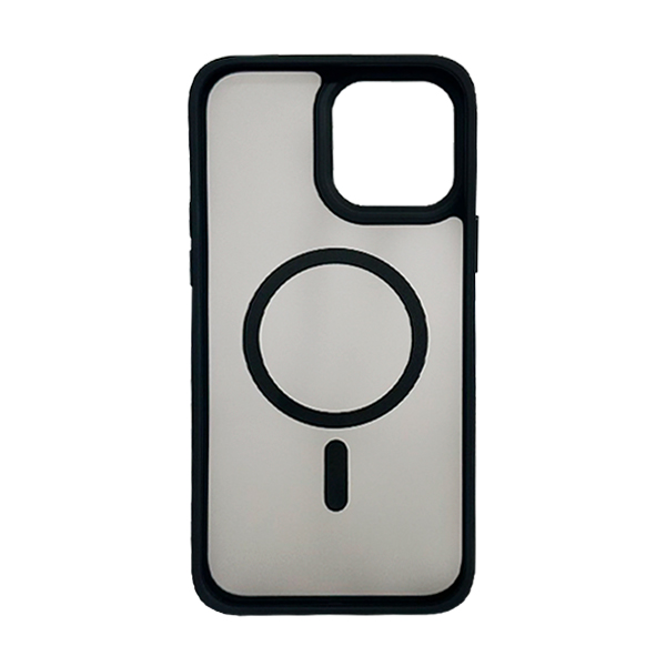 Чехол накладка Mate Plus Metal Buttons Case with MagSafe для iPhone 13 Pro Black