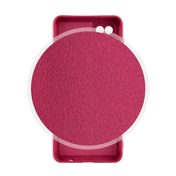 Чохол Original Soft Touch Case for Samsung A12-2021/A125/M12-2021 Marsala with Camera Lens