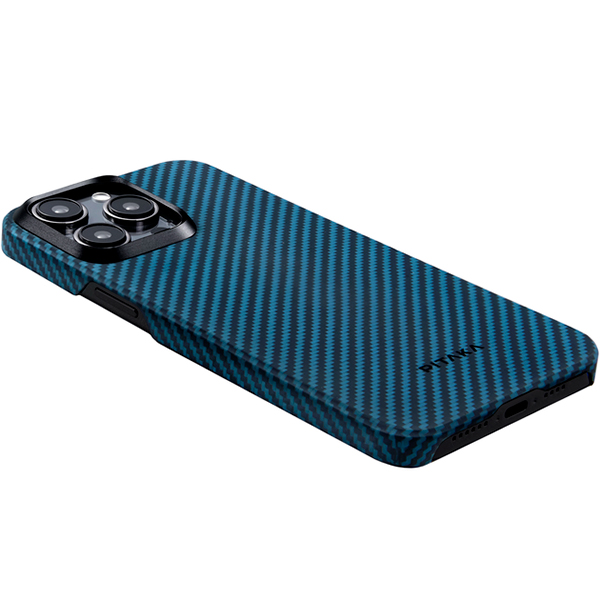 Чохол Pitaka iPhone 15 Pro Case with MagSafe Black/Blue (KI1508P)