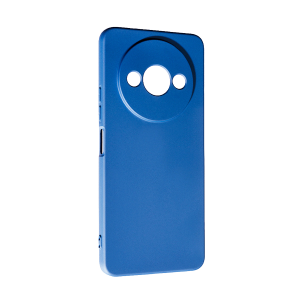 Чохол Original Soft Touch Case for Xiaomi Redmi A3/Poco C61 Midnight Blue with Camera Lens