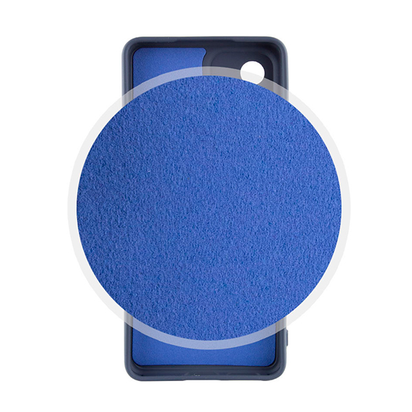 Чехол Original Soft Touch Case for Samsung A52/A525/A52S 5G/A528B Midnight Blue with Camera Lens