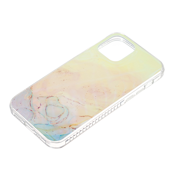 Чехол накладка Chameleon Marble Case для iPhone 13/14 Milk