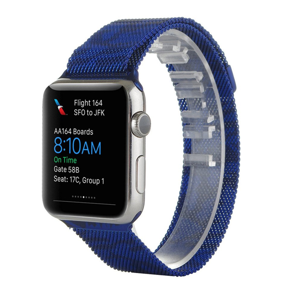 Ремешок для Apple Watch 42mm/44mm Milanese Loop Watch Band Comouflage Blue